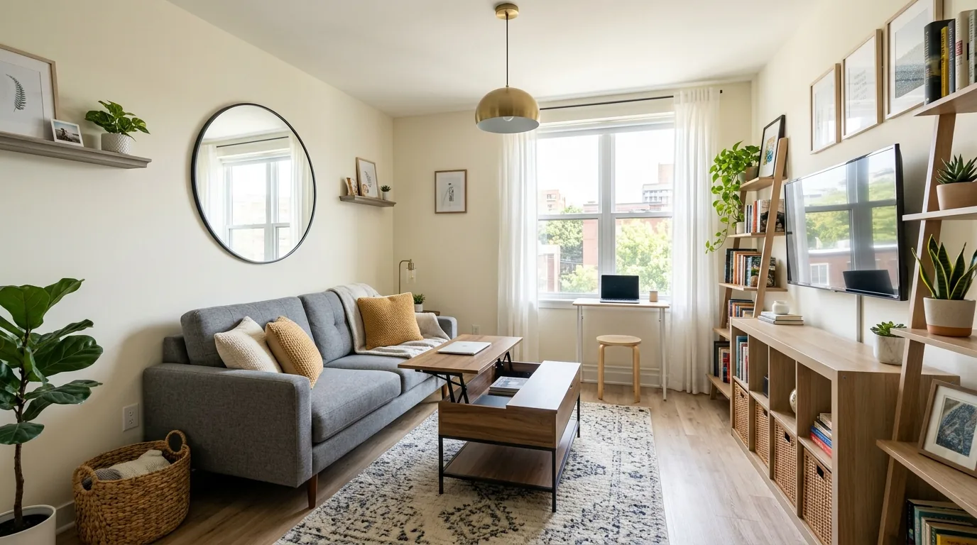 Bring in plants for natural contrast